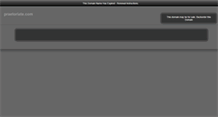 Desktop Screenshot of praetoriate.com